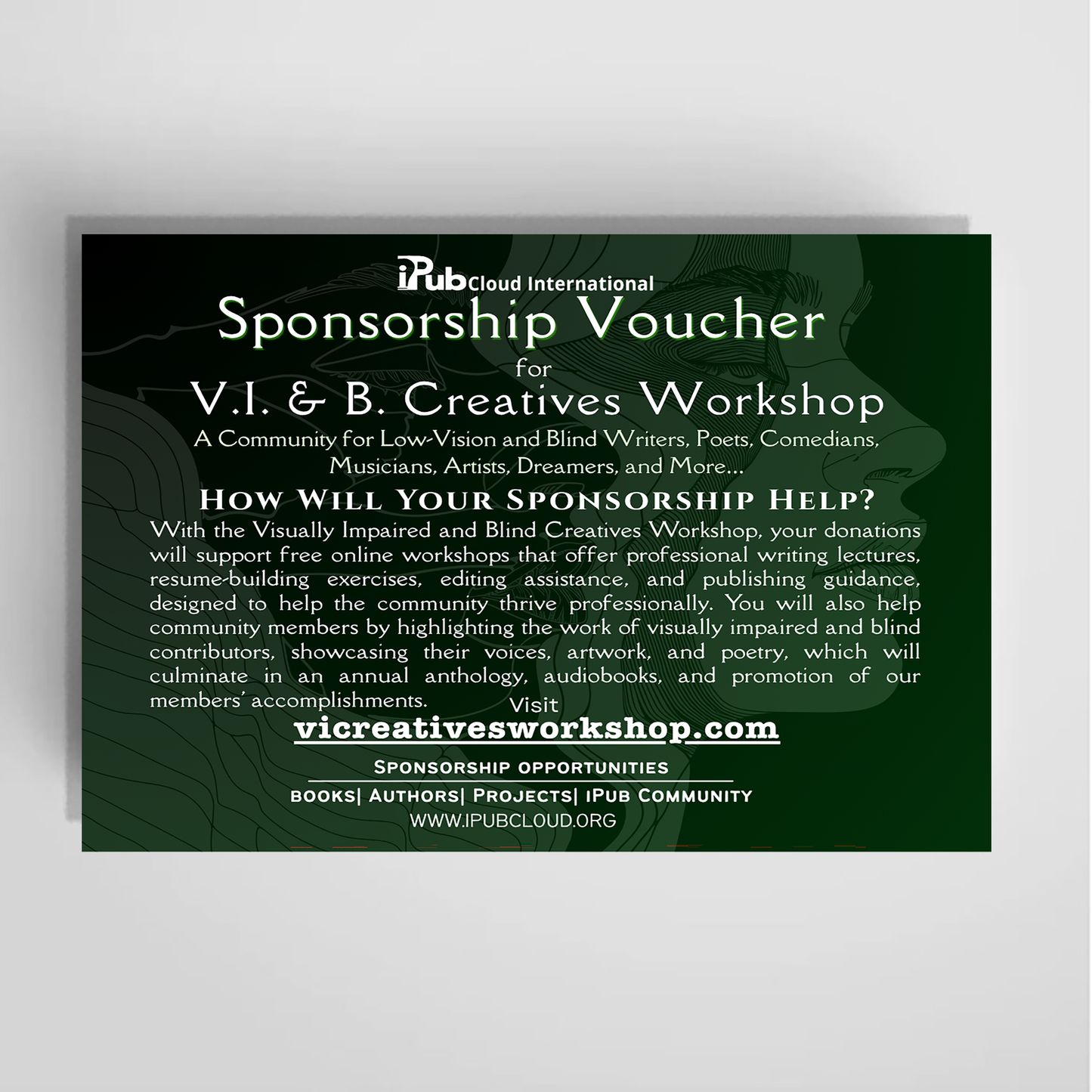 Support the V.I.&B. Creatives Workshop